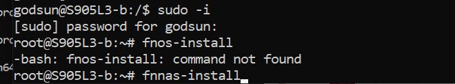执行 fnnas-install
